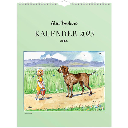 Väggkalender 2023 Elsa Beskow Burde