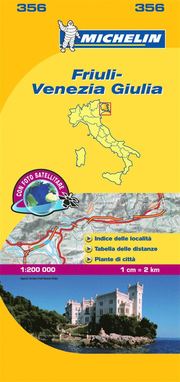 Friuli Venezia Giulia - Michelin Local Map 356