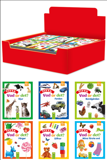 Titta, Vad Är Det? Färdigpackad Display 6 Titlar X 7 Ex