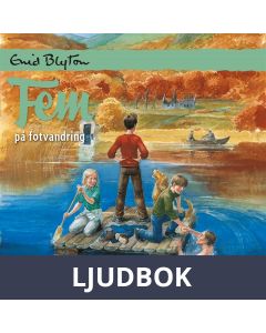 Fem på fotvandring, Ljudbok
