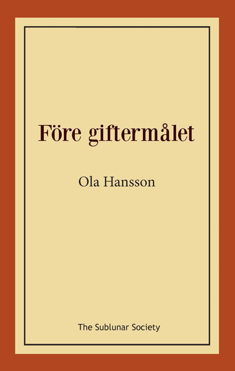 Före Giftermålet