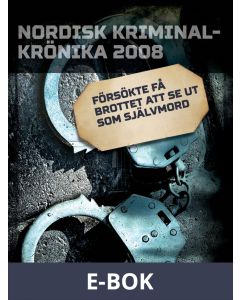 Försökte få brottet att se ut som självmord, E-bok