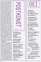 OEI # 65 Postkonst / Mail art