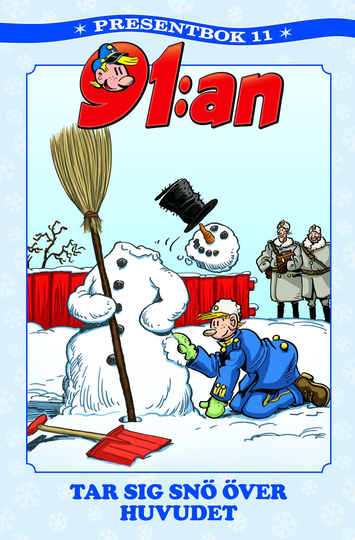 91-an Presentbok. 91-an Tar Sig Snö Över Huvudet