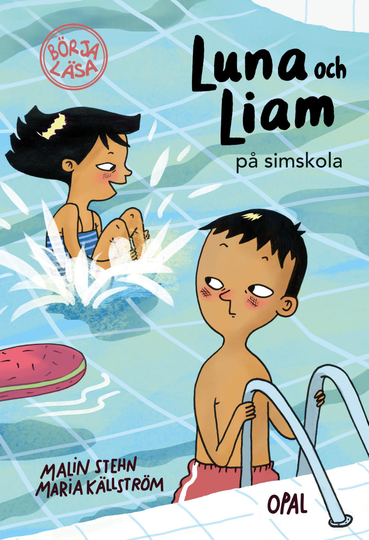 Luna Och Liam På Simskola