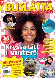Tidningen Buslätta Korsord 6 nummer