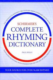 Schirmer's Complete Rhyming Dictionary