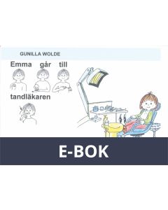 Emma går till tandläkaren - Barnbok med tecken för hörande barn, E-bok