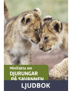 Minifakta om djurungar på savannen, Ljudbok