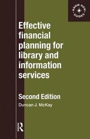 Effective Financial Planning for Library and Information Services