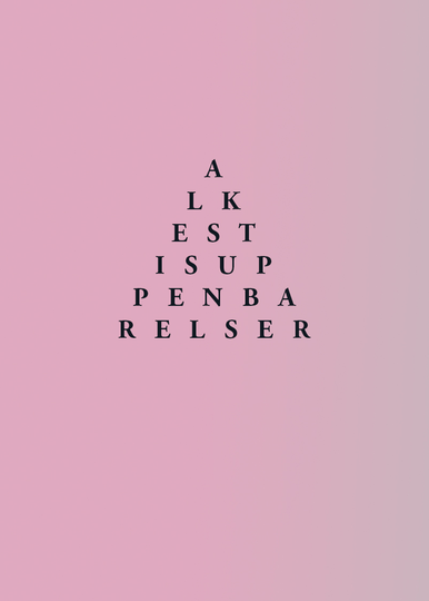 Alkestis Uppenbarelser - Eller De Rektoskopiska Meditationerna