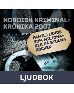 Familj levde som miljonärer på stulna böcker, Ljudbok