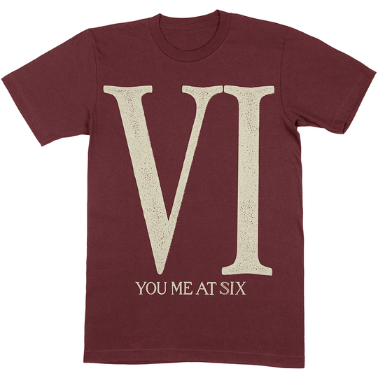 You Me At Six: Unisex T-Shirt/Roman VI (XX-Large)