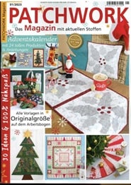 Tidningen Patchwork Magazine (DE) 3 nummer