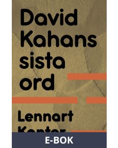 David Kahans sista ord, E-bok