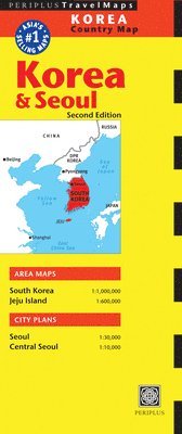 Korea &; Seoul Travel Map Second Edition