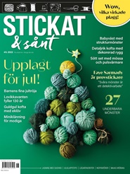 Tidningen Stickat & Sånt 6 nummer