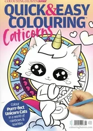 Tidningen Colouring Heaven Junio (UK) 4 nummer