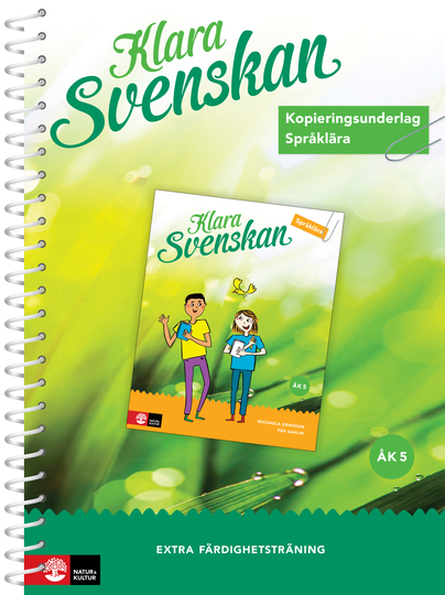 Klara Svenskan Åk 5 Kopieringsunderlag Språklära
