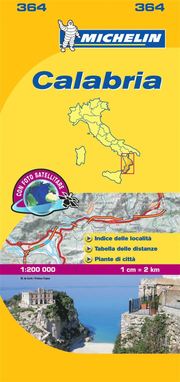 Calabria - Michelin Local Map 364
