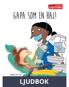 Livat på Lingonvägen. Gapa som en haj!, Ljudbok