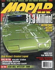 Tidningen Mopar Action (US) 1 nummer